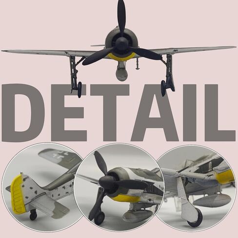 طائرات مصبوبة بمقياس 1:72 طراز FW190 طائرة مقاتلة طائرة مقاتلة هجومية طائرة عسكرية نموذجية طائرة جمع الطائرات للهدايا in Kuwait