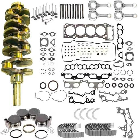 3RZ-FE 2.7L طقم إصلاح إعادة بناء المحرك مع العمود المرفقي/قضيب التوصيل/المكابس مناسب لـ 4 عداء T100 تاكوما 2.7L 2694cc 4cyl 16 صمام DOHC in Kuwait