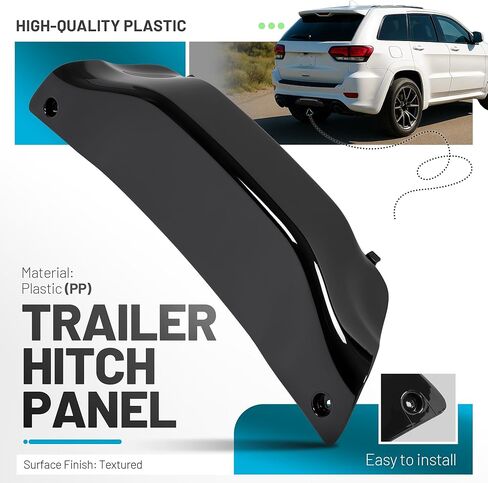 Rear Bumper Hitch Cover Compatible with 2012-2021 Jeep Grand Cherokee(FITS ONLY SRT) in Saudi Arabia