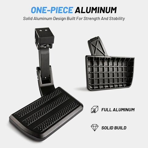 Upgraded Heavy-Duty Aluminum Truck Bed Steps Compatible with Toyota Tacoma 2012-2023, Solid One-Piece Construction Tailgate Step, 350 LBS Rear Bed Steps Replace# PT392-35100 in Saudi Arabia