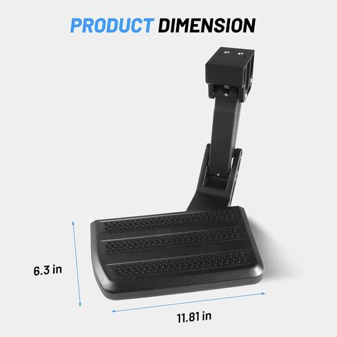 Upgraded Heavy-Duty Aluminum Truck Bed Steps Compatible with Toyota Tacoma 2012-2023, Solid One-Piece Construction Tailgate Step, 350 LBS Rear Bed Steps Replace# PT392-35100 in Saudi Arabia