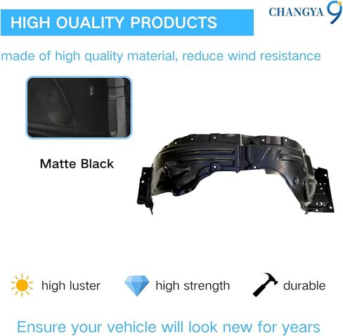 Front Driver Side LH Inner Fender Liner Splash Shield Fit for Toyota Corolla Cross 2022 2023 2024, Left Wheel Well Liner, OEM 53876-0A120 53876-0A110 CY-COS22F05L in Saudi Arabia