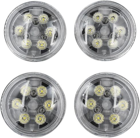 4PCS 4.5" LED Tractor Light Round Flood Light RE336112 RE285628 Compatible with John Deere Tractor 10 20 30 40 50 55 60 Series Replace RE336111 RE561117 in Kuwait