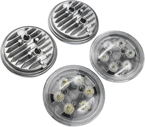4PCS 4.5" LED Tractor Light Round Flood Light RE336112 RE285628 Compatible with John Deere Tractor 10 20 30 40 50 55 60 Series Replace RE336111 RE561117 in Kuwait