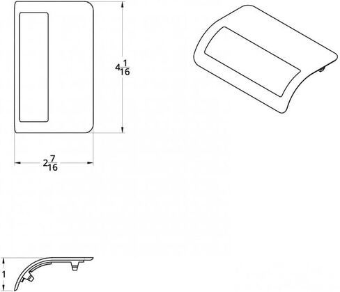C2W Red Passenger Door Pocket Light Lens Models 379 389 388 386 compatible with Peterbilt 2006+ in Kuwait