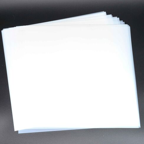 40PCS 5mil Blank Mylar Stencil Sheets,12X12 inch Milky Translucent PET Blank Stencils Sheets,Template Material for Cutting Machines, Laser Cutting, Food-Safe Craft Plastic in Saudi Arabia