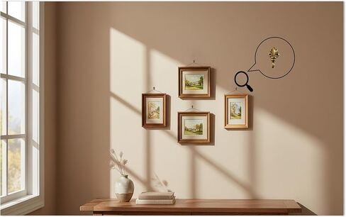 DIY HARDWARE- 20PCS Metal Push Pin Hangers, Decorative Thumb Tacks for Wall Hanging, Renter Friendly Gold and Bronze Picture Hooks for Wood, Cork, Fabric Walls with Storage Box in Saudi Arabia