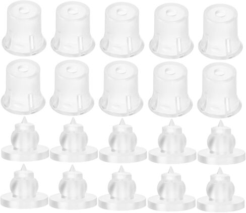 Uonlytech Invisible Mounting Hardware Acrylic Mirror Nails 10 Set High Transparency Decorative Screw Caps for Wall Hanging Advertising Use in Home Office Store in Kuwait