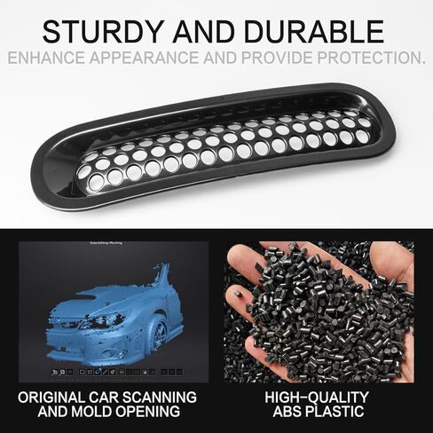 Front Grille Inserts & Headlight Cover Compatible with (2018-2025) Jeep Wrangler JL JLU in Saudi Arabia