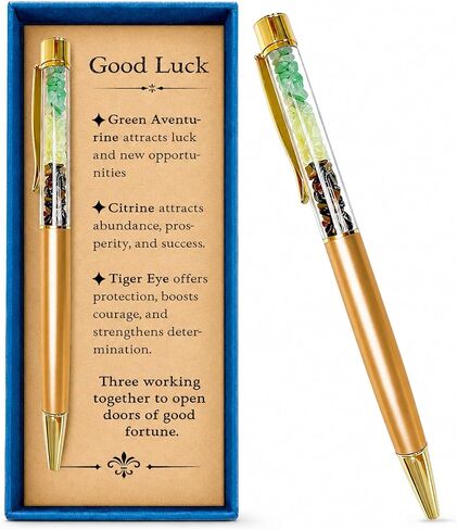 Next Chapter Crystal Pen for Her, Graduation Gifts for Women, New Beginning Keepsake with Message Card, Inspirational Encouragement Present for Friend Sister Coworker in Saudi Arabia