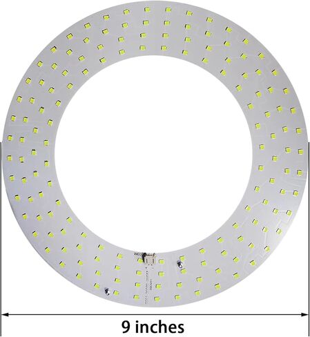 T9 LED Circline Light Bulb, FC12T9/DL Led Replacement for GE Philips Sylvania 12 Inch Circular Fluorescent T9 32W Day Light 2300Lm 2 Count in Saudi Arabia