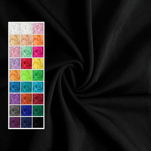 59" Width Nylon Spandex Fabric, 80% Nylon & 20% Spandex, Swimwear, Activewear Fabric 4-Way Stretch, for Sports, Yoga, Dance(Navy, 1 Yard) in Saudi Arabia