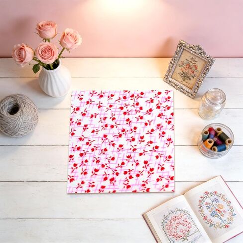 200PCS 4x4 Inch Vintage Fabric Squares, Quilting Fabric Bundles with 50+ Colors & Patterns, Pre Cut Quilt Squares for Sewing Clothes & Crafts, Charm Packs for Quilting Supplies in Kuwait