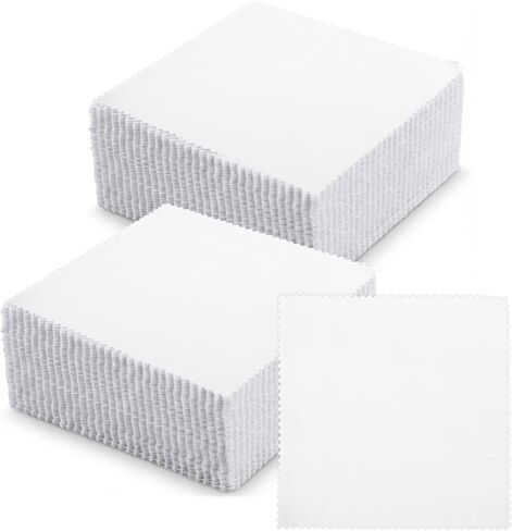 42 Pack 5 Inch Cotton Fabric Squares, Solids White Charm Pack Precut Fabric Squares for Quilting in Kuwait