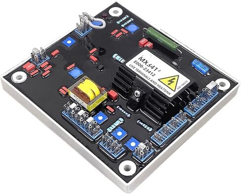 1pcs MX341-2 Red Capacitor AVR Generator Automatic Voltage Regulator Stabilizer Control Module Board Genset Parts in Saudi Arabia
