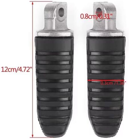 Motorcycle Foot Pegs Front Footrest for Suzuki SFV650 2009-2015 /SV650 1999-2012 /SV1000 2003-2007 in Saudi Arabia
