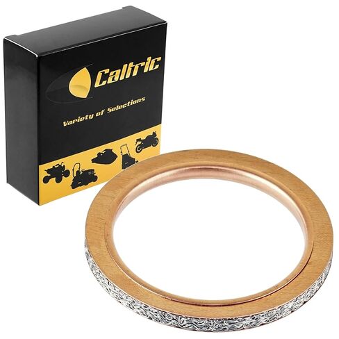 Caltric Muffler Pipe Head Gasket Compatible with Yamaha 3Eg-14613-00-00 4X7-14613-00-00 in Kuwait
