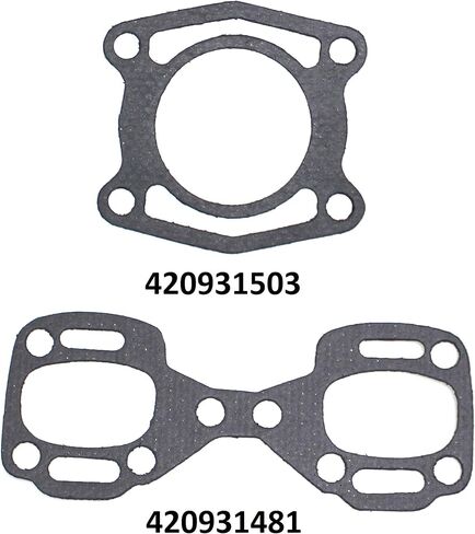 Aftermarket Exhaust Manifold Gasket Kit - for Seadoo 787 800 includes Manifold 420931481 and Head Pipe 420931503 Gaskets in Kuwait