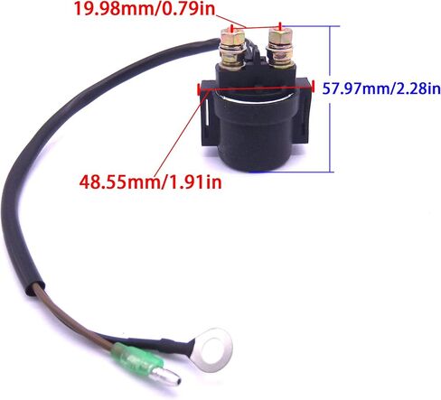 Boat Motor 5030783 05030783 Starter Solenoid Relay Switch for Evinrude Johnson OMC BRP / 31800-94400 31800-94401 31800-95501 31800-95502 31800-95510 for Suzuki 9.9HP-150HP Outboard Engine, 12V in Kuwait