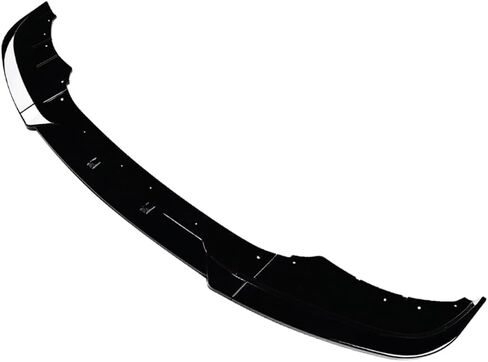Lirun Car Front Bumper Side Lip Diffuser Spoiler Splitters for BMW 5 Series F10 F11 LCI Luxury Edition 15-2017 ABS Glossy Black in Kuwait