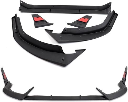 W-POWER, Front Bumper Lip fit for Compatible with 2024-2026 Nissan Sentra S Plus/SR/SV/S/Sense Sedan 4DR, Front Bumper Lip Spoiler Air Chin Body Kit Splitter ABS (Unpainted Matt Black) in Kuwait