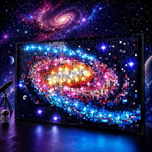 BrickSoul Light Kit Compatible with Lego 31212 Milky Way Galaxy Building Set | Upgraded Touch Control & Dimming & Hidden Cable Tech (31212 Set NOT Included) in Saudi Arabia