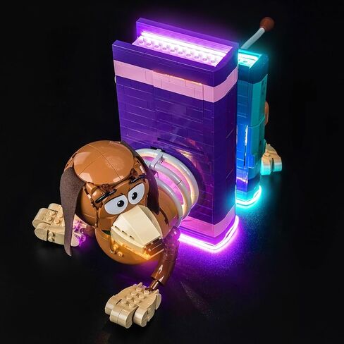 إضاءة LED متوافقة مع LEGO 43301 Toy Story Slinky Dog Bookends - مصابيح فقط، مجموعة إضاءة متوافقة مع LEGO 43301، غير متضمنة النموذج in Kuwait