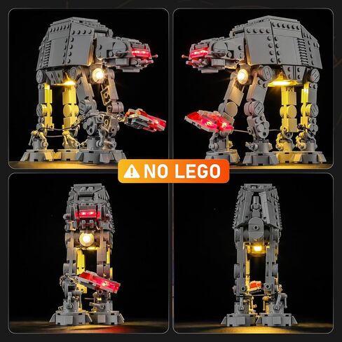 ضوء LED LIGHTAILING لـ Lego-75440 at-at - سهل التركيب، أسلاك مخفية، ديكور منزلي وجاهز للهدايا (النموذج غير متضمن) in Kuwait