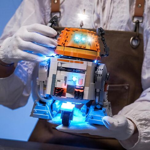 إضاءة LED متوافقة مع Lego 75416 Chopper C1-10P Astromech Droid - مصابيح فقط، مجموعة إضاءة متوافقة مع Lego 75416، غير متضمنة مجموعة النموذج in Kuwait