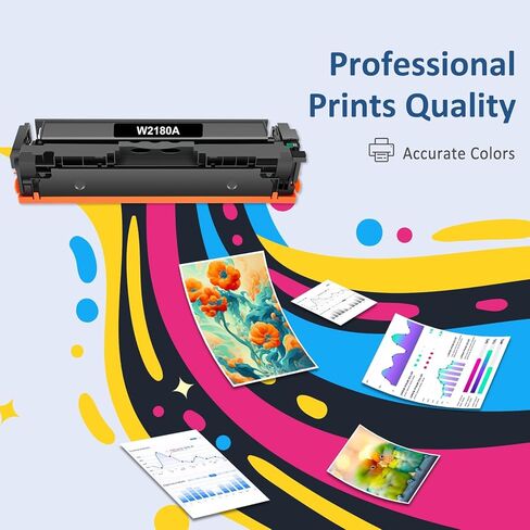218A Toner Cartridges 4 Pack 3301fdw Compatible for 218A 218X for Pro Color Laser Pro 3201dw MFP 3301 Series 3301fdw 3301sdw 3301cdw Printer Ink W2180A W2180X with Chip ( Black Cyan Yellow Magenta ) in Saudi Arabia