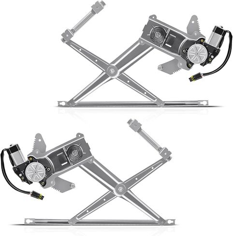 A-Premium Power Window Regulator with Motor Compatible with Dodge Ram 1500 1994-2001 Ram 2500 3500 1994-2002 Front Driver and Passenger Side in Kuwait