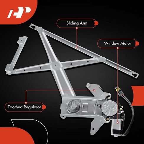 A-Premium Power Window Regulator with Motor Compatible with Dodge Ram 1500 1994-2001 Ram 2500 3500 1994-2002 Front Driver and Passenger Side in Kuwait