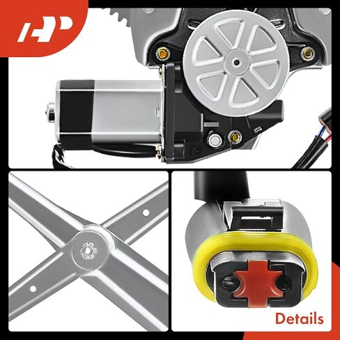 A-Premium Power Window Regulator with Motor Compatible with Dodge Ram 1500 1994-2001 Ram 2500 3500 1994-2002 Front Driver and Passenger Side in Kuwait