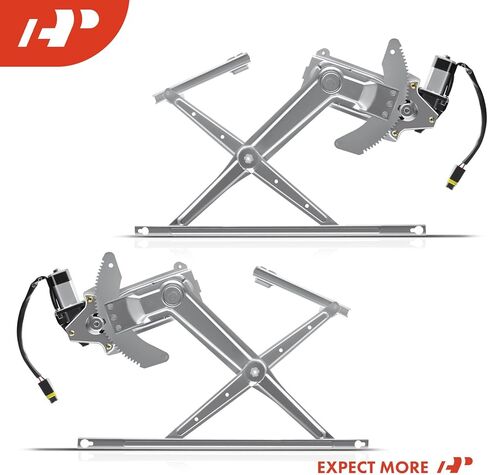 A-Premium Power Window Regulator with Motor Compatible with Dodge Ram 1500 1994-2001 Ram 2500 3500 1994-2002 Front Driver and Passenger Side in Kuwait