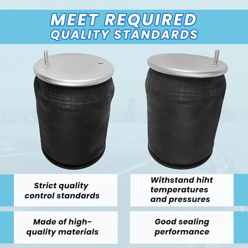 2Pcs Air Spring Bags for Freightliner and Mack Trucks OEM Replaces# W01-358-9373, 57QL414M, 1R12-403, 39373P, AS0127G Truck Air Ride Suspension Spring Bags (1V9373) in Saudi Arabia