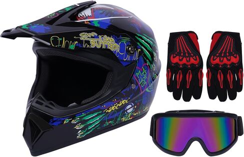 Motorcycle Dirt Bike Motocross Off Road Helmets , Unisex , Adult Racing Helmet in Saudi Arabia