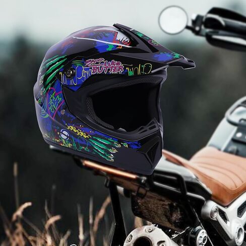Motorcycle Dirt Bike Motocross Off Road Helmets , Unisex , Adult Racing Helmet in Saudi Arabia