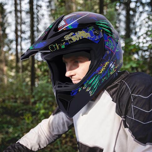 Motorcycle Dirt Bike Motocross Off Road Helmets , Unisex , Adult Racing Helmet in Saudi Arabia