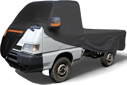 غطاء سيارة مقاوم للماء مناسب لشاحنة Daihatsu Hijet لجميع الأحوال الجوية للسيارات في الهواء الطلق والثلج والشمس والغبار وحماية من الأشعة فوق البنفسجية غطاء خارجي كامل مع سحاب الباب in Kuwait