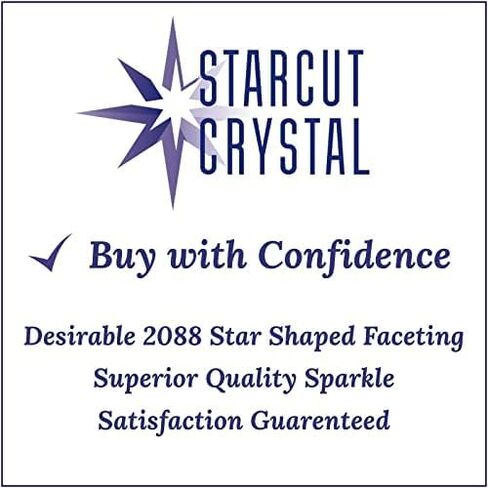 كريستال Starcut، أحجار الراين المسطحة الوردية 2088، جوانب احترافية للتألق اللامع، فوشيا AB، 20ss (5 مم)، 420 قطعة in Kuwait