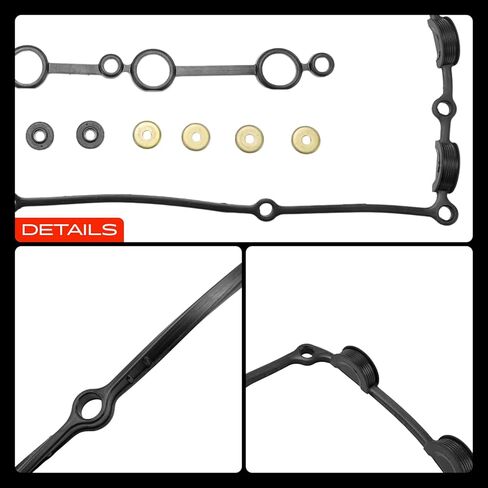 مجموعة حشية غطاء صمام المحرك A-Premium متوافقة مع Nissan Frontier 1998-2004، Xterra 2000-2004، 2.4L in Kuwait