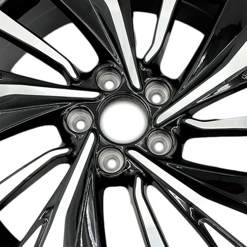 New Single 18" 18x8 Inch Alloy Wheel for 2016-2017 Honda Accord | OEM Design Replacement Rim | Machined Black | Direct Fit - OE Stock Specs | 64081 in Kuwait