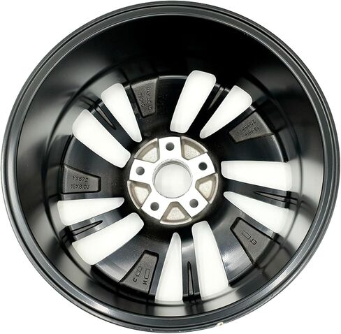New Single 18" 18x8 Inch Alloy Wheel for 2016-2017 Honda Accord | OEM Design Replacement Rim | Machined Black | Direct Fit - OE Stock Specs | 64081 in Kuwait