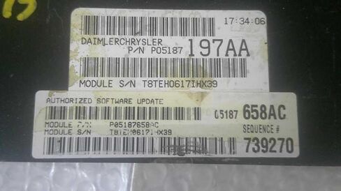 07 Caravan Engine ECM Electronic Control Module 3.3L 3.8L P05187658AC 05187658AC in Kuwait