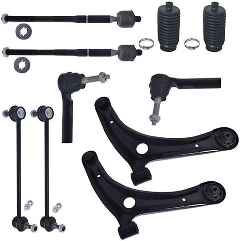 Suspension Kit Set Front Left Driver and Right Passenger Inner Outer Lower Side Polished Protected Sway Bar for Dodge for Caliber 09-12, for Jeep for Patriot 07-16 in Saudi Arabia