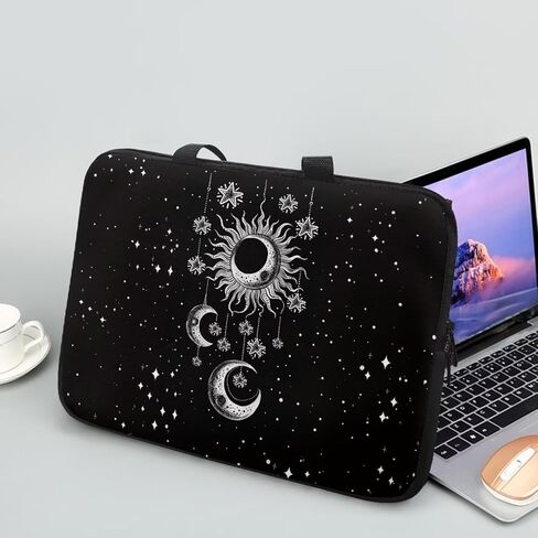 Hummingbird 17 Inch Laptop Sleeve for Women Protective Case Cover Compatible with 10-17 inch Chromebook, Notebook, Briefcase, Spring Floral Waterproof Computer Cases Bag with Handle in Saudi Arabia