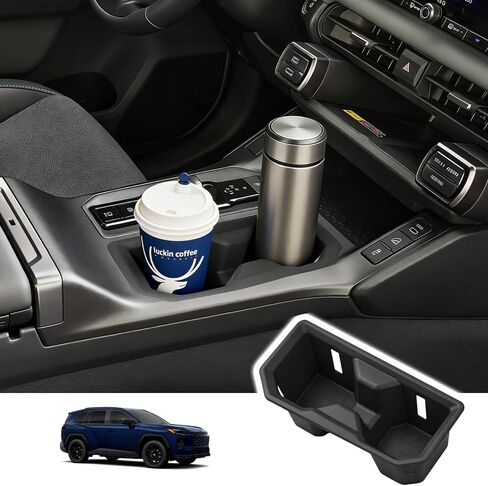 Cup Holder Insert Compatible with Toyota 2026 RAV4 Accessories, Center Console Cup Holder Coasters Non-Slip Interior Protector for 6th Gen RAV 4 Drink Coffee Cup Holder in Saudi Arabia