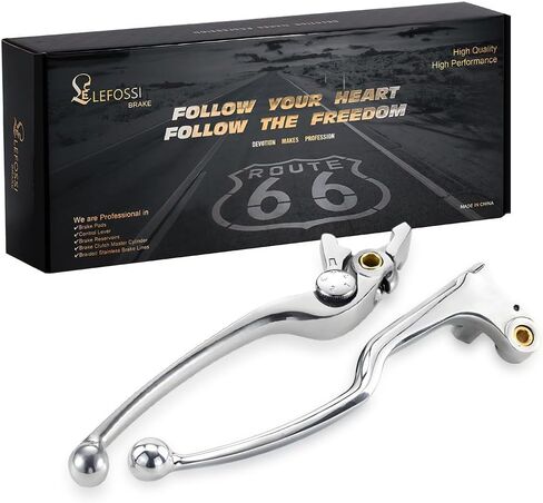 فرامل دراجة نارية من الألومنيوم الفاخر ورافعة القابض متوافقة مع Yamaha YZFR1 YZFR1000 YZF-R6 YZFR600 1999 2000 2001 2002 2003 2004 FZ6 2004 2005 - أمان، فرامل ناعمة، مصقولة in Kuwait