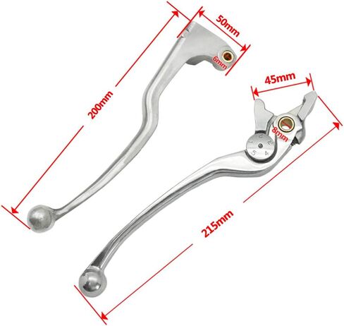 فرامل دراجة نارية من الألومنيوم الفاخر ورافعة القابض متوافقة مع Yamaha YZFR1 YZFR1000 YZF-R6 YZFR600 1999 2000 2001 2002 2003 2004 FZ6 2004 2005 - أمان، فرامل ناعمة، مصقولة in Kuwait