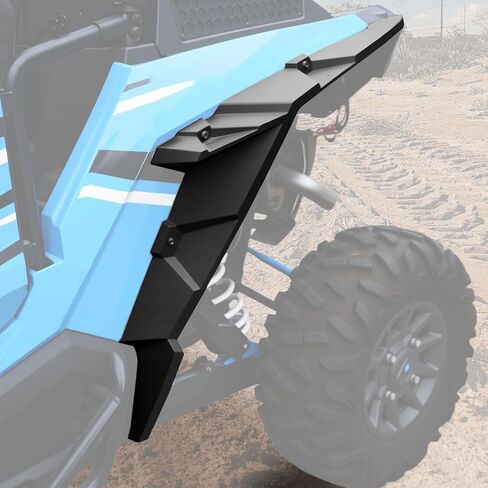 مشاعل حاجز خلفي أوسع XXL لـ RZR XP 1000/ XP 4 1000، واقيات الطين الخلفية الكاملة الممتدة 8.5 بوصة اللوحات الطينية ضد الطين والأوساخ لملحقات Polaris RZR XP 1000/ XP 4 1000 2014-2023، زوج واحد in Kuwait
